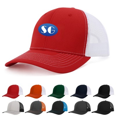 6 Panel Snapback Trucker Cap